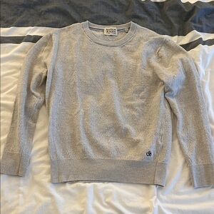 Scotch & Soda Light Gray Crewneck Sweater